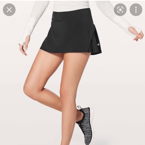 Lululemon Play off the Pleats Tennis Skirt Black - Picture 12 of 13